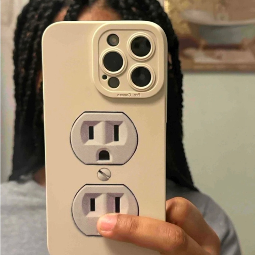 Socket Pattern Phone Case - Picture 2 of 4